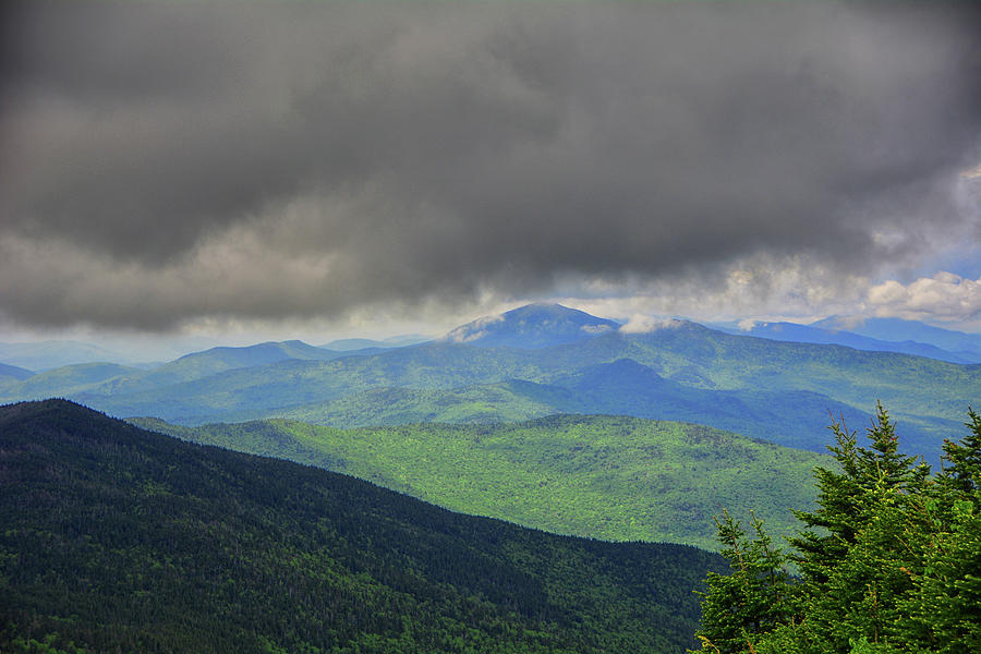 Camels Hump from Mount Ellen as Storm Clears Photograph by Raymond Salani III