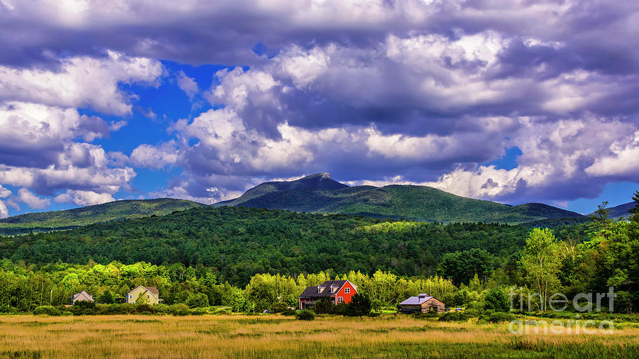 Camels Hump in the summer. Photograph by Scenic Vermont Photography