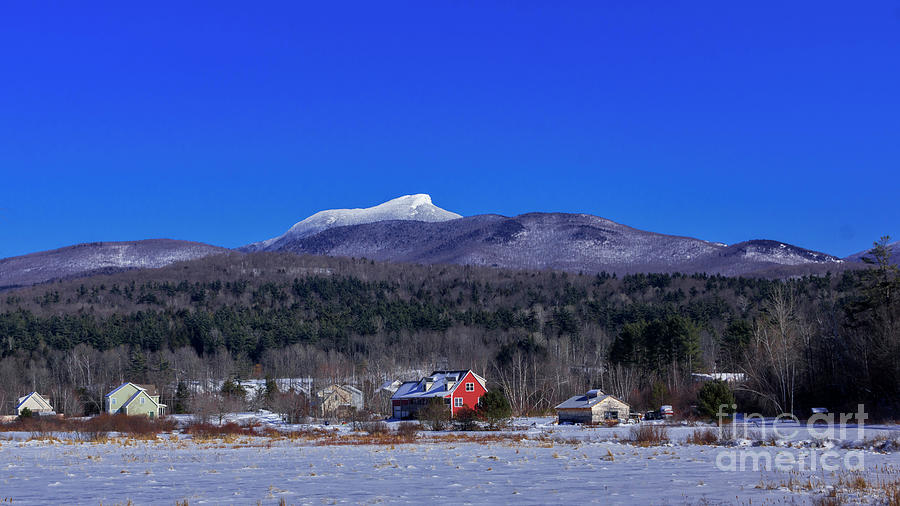 Camels Hump in the Winter. Photograph by Scenic Vermont Photography