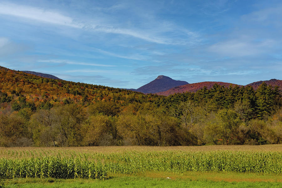 Camels Hump Mountain In Fall Photograph