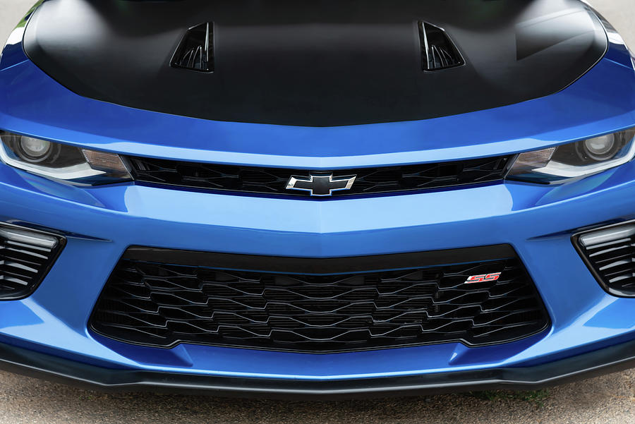 Camaro SS Front Grill Photograph by Robert VanDerWal - Pixels