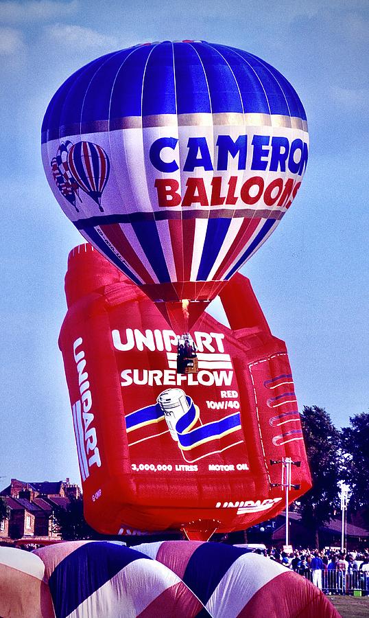 Cameroon and Unipart Balloons Takeoff Photograph by Gordon James
