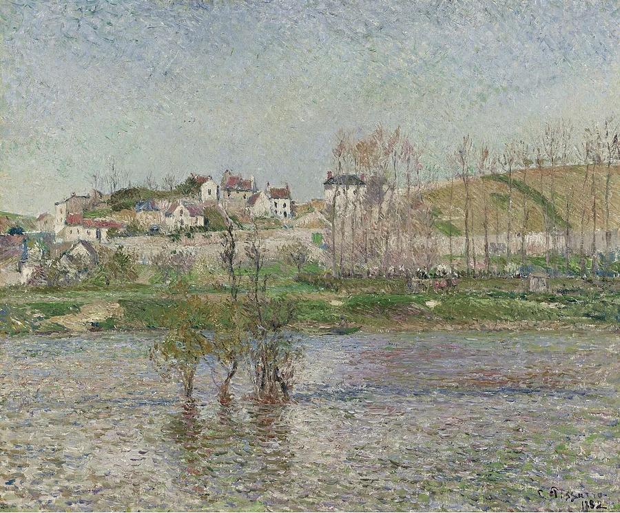 Camille Pissarro Inondation A Pontoise 1882 Painting