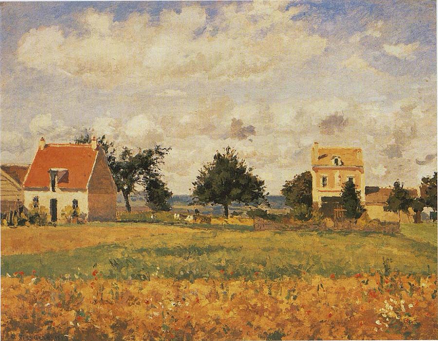 Camille Pissarro - The Red House Painting by Les Classics
