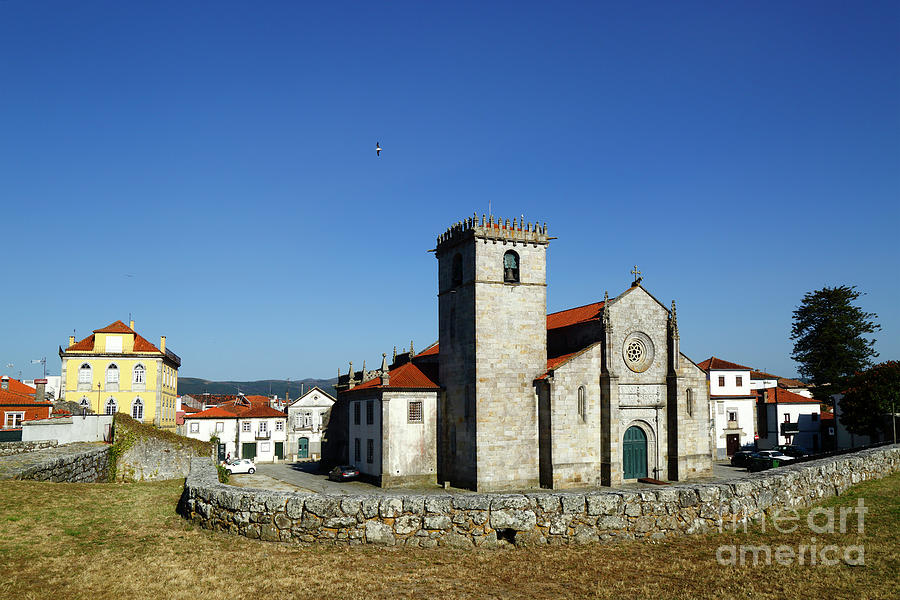 Caminha parish church panorama Portugal Photograph by James Brunker
