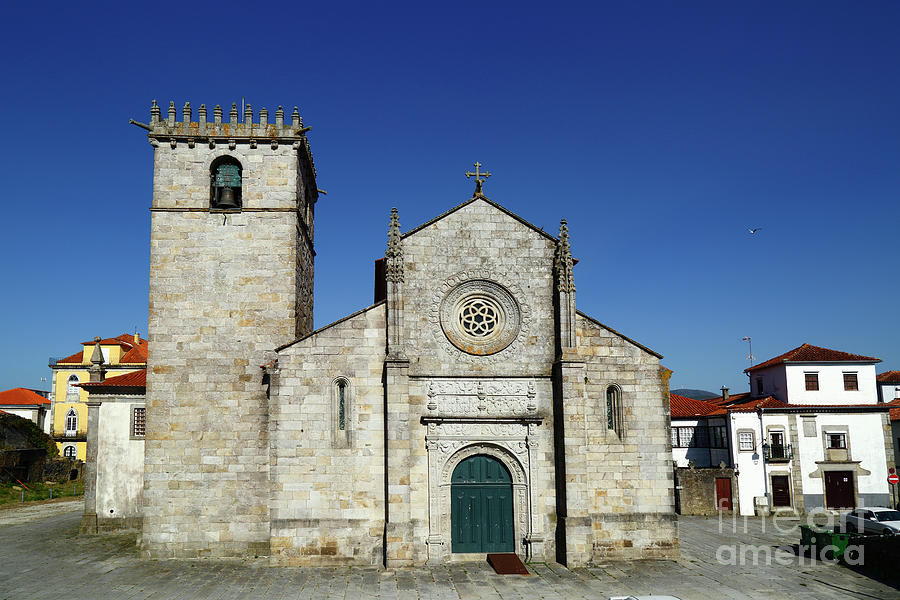 Caminha parish church Portugal Photograph by James Brunker