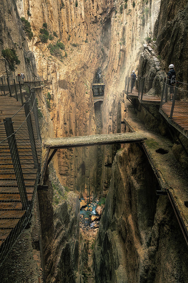 Caminito del Rey - the two paths Photograph by Micah Offman