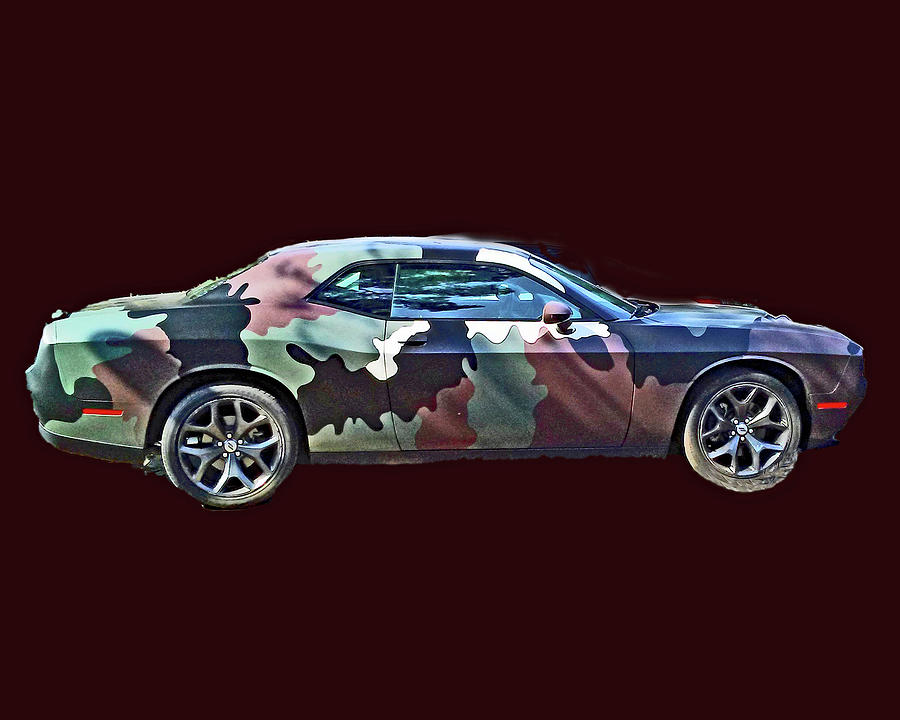 Camo Challenger Photograph by Andrew Lawrence