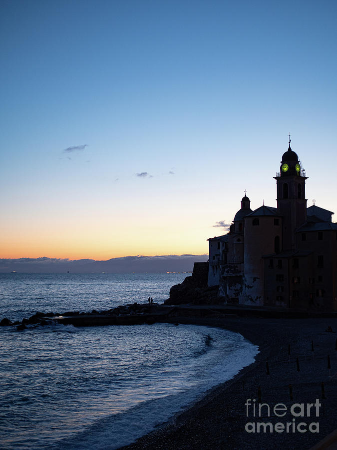Camogli Sunset Photograph by Christopher Wentworth Camogli Sunset Photograph by Christopher Wentworth