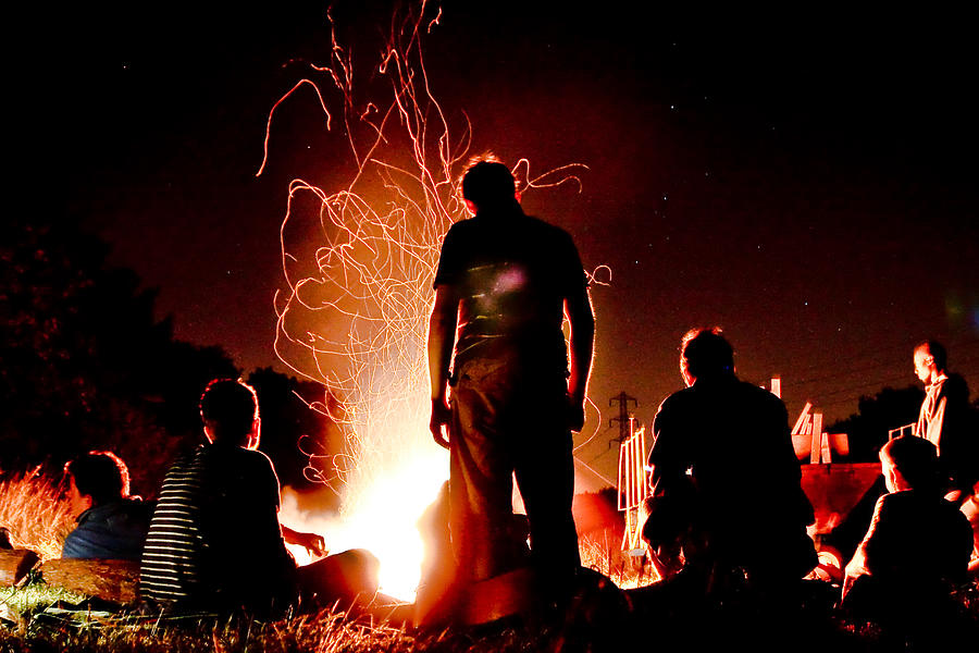 Camp fire Photograph by Www.alastairhumphreys.com