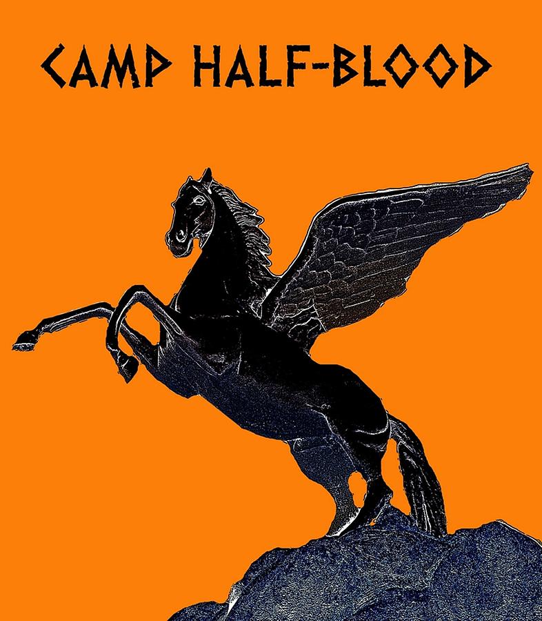 CAMP HALFBLOOD PERCY JACKSON Poster Digital Art by Maria Sanchez