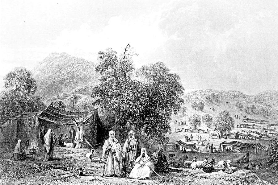 Camp Near Mount Tabor in 1847 Photograph by Munir Alawi