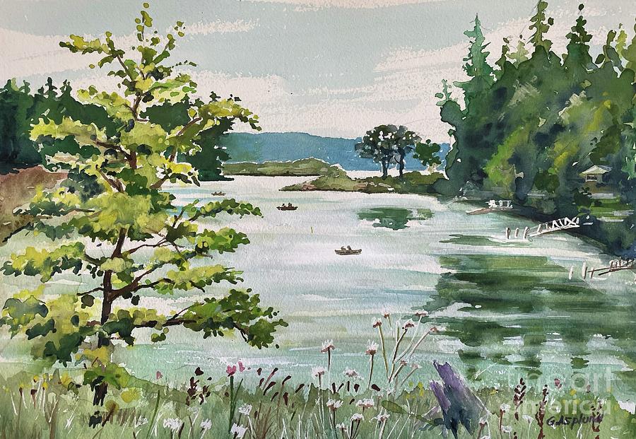 Camp Seymour Park Painting by Gertrudes Asplund