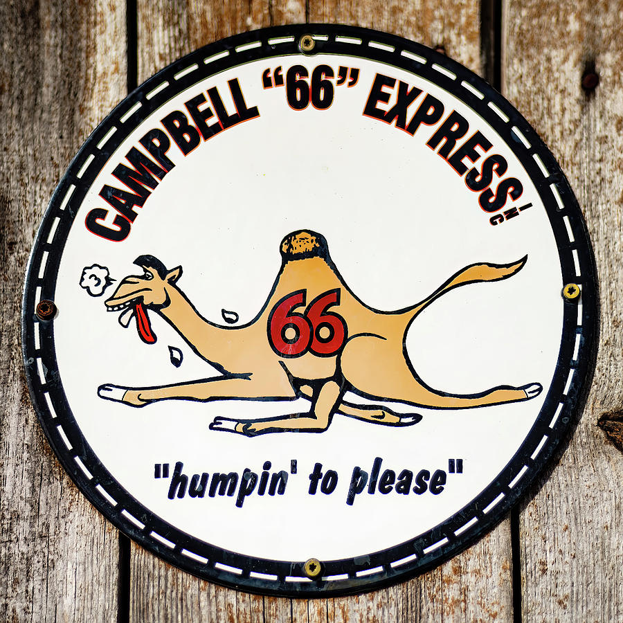 Campbell 66 Express antique sign Photograph by Flees Photos