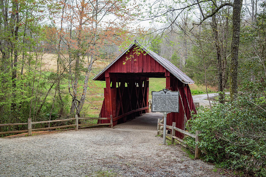 Campbells Covered Bridge 13 Photograph by Cindy Robinson
