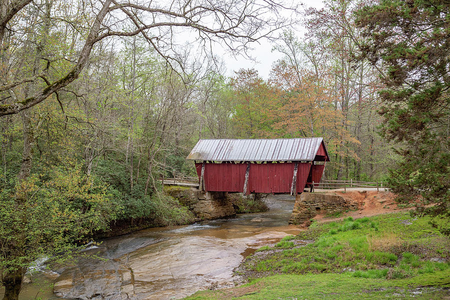 Campbells Covered Bridge 4 Photograph by Cindy Robinson