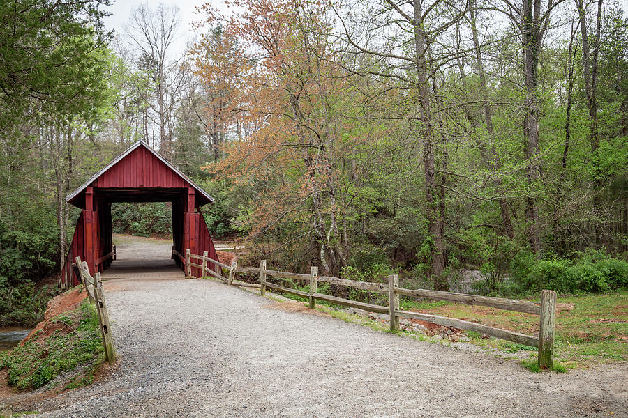 Campbells Covered Bridge Photograph by Cindy Robinson