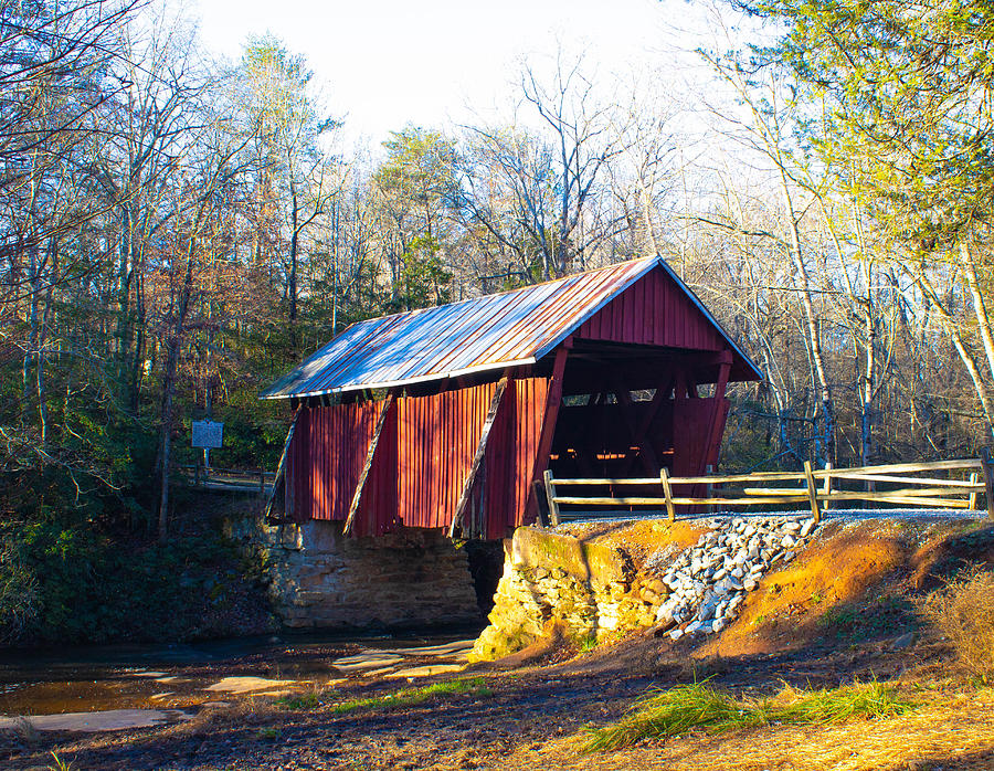 Campbell's Covered Bridge, Landrum, SC Photograph by Annie Lazo - Fine ...