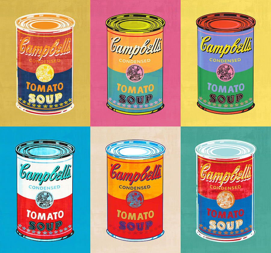 Campbells Soup Six Pack Digital Art