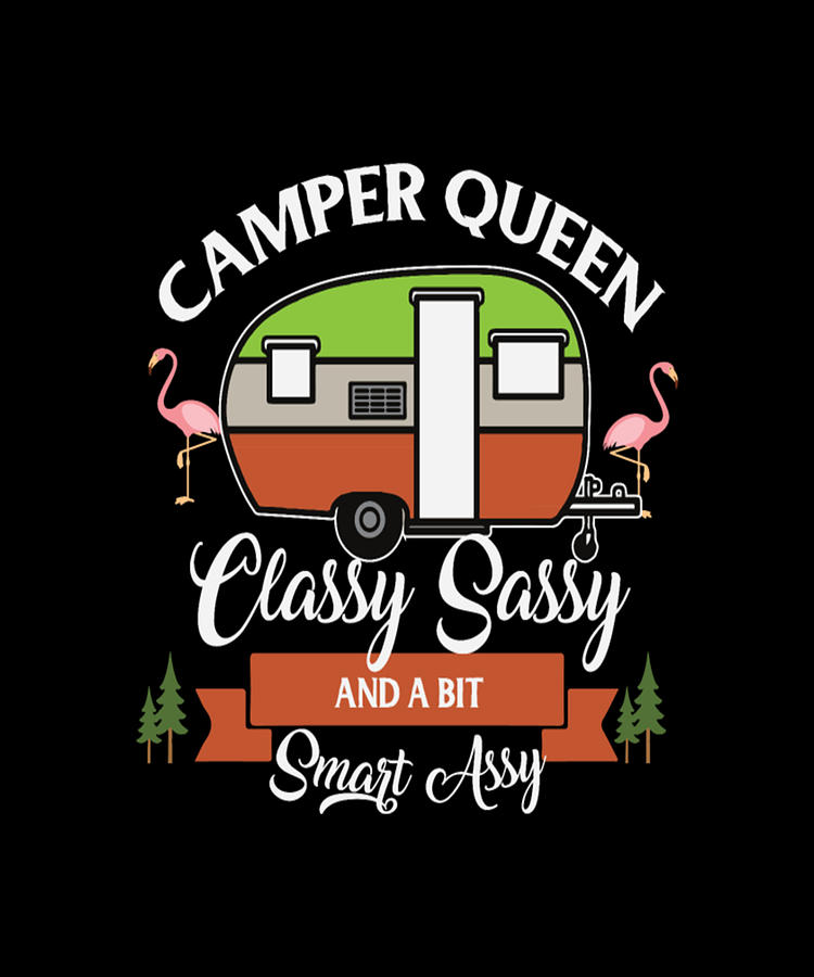 Camper Queen Classy Sassy And A Bit Smart Assy Jewelry By Tinh Tran Le Thanh Fine Art America