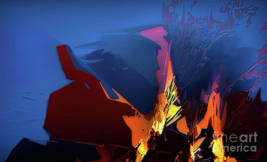 Campfire   Abstract Art Digital Art