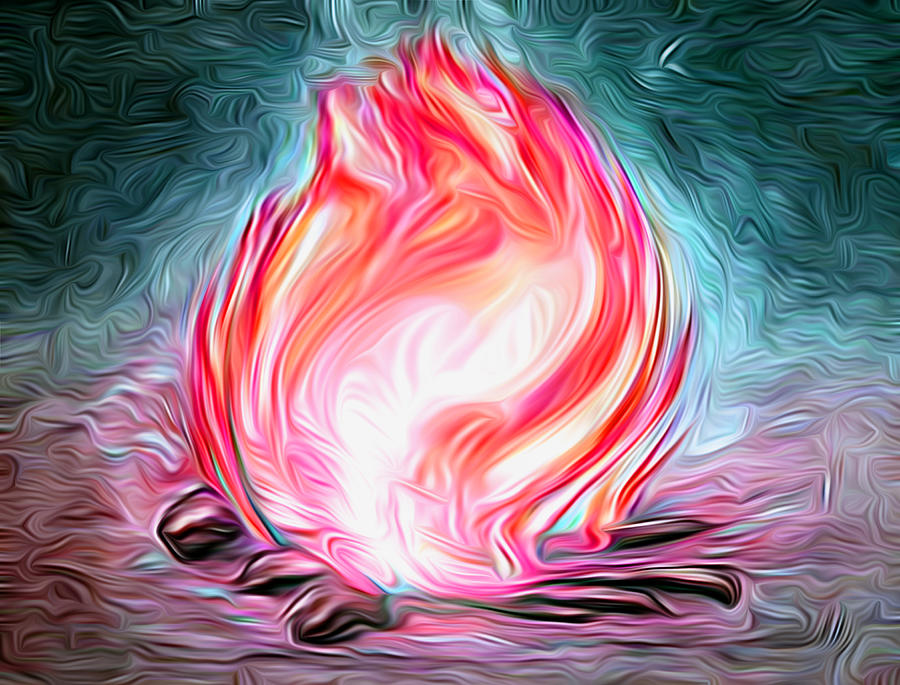 Campfire Ball Digital Art by Ronald Mills