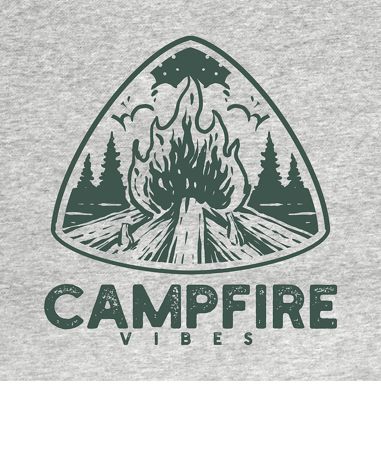Campfire Vibes bright version by Ninepardon105 T Tapestry - Textile by ...