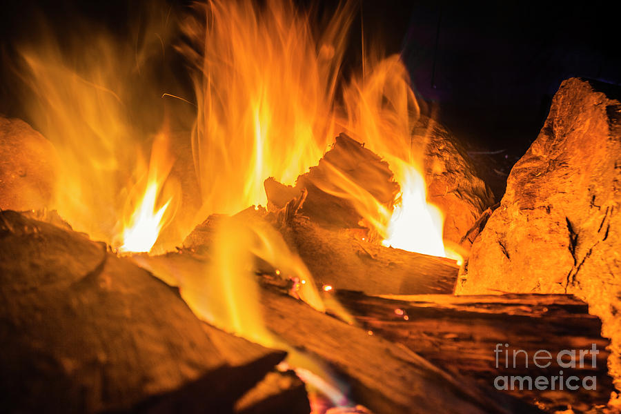 Campfires light Photograph by Jorgo Photography
