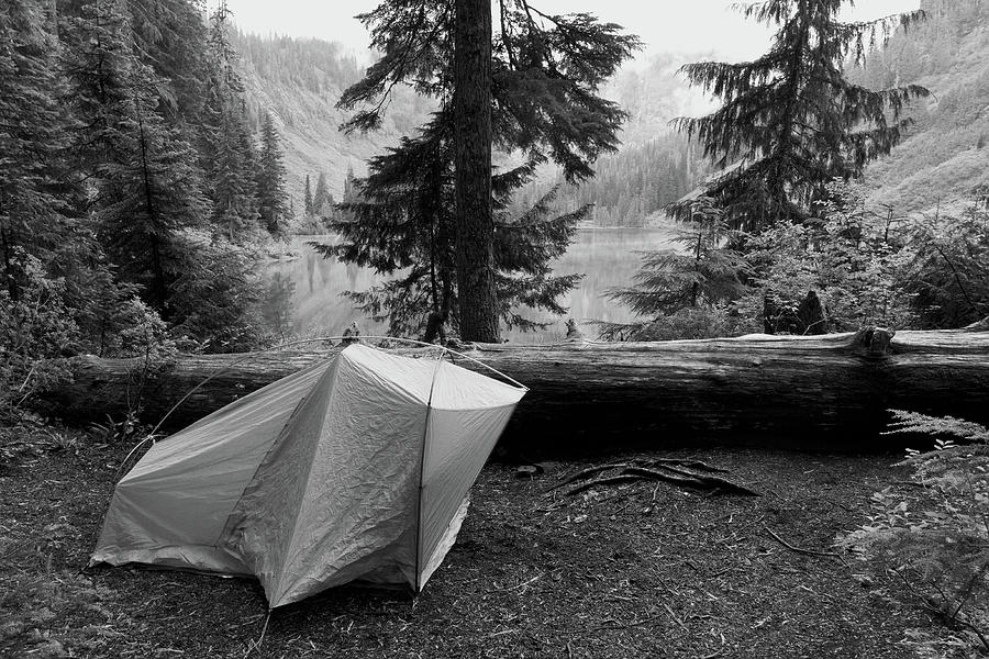 Camping in the Alpine Wilderness Photograph by Chris Pappathopoulos