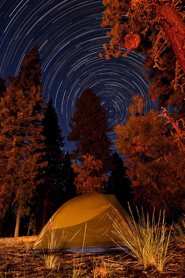 Camping Under Starry Skies Photograph by Daniel J Barr
