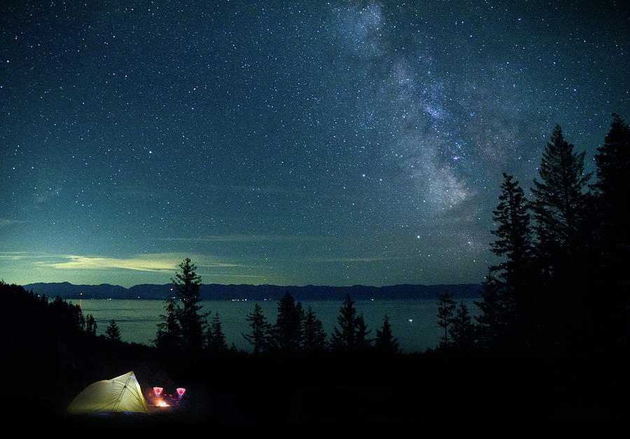 Camping Under The Milky Way Photograph by Naomi Maya