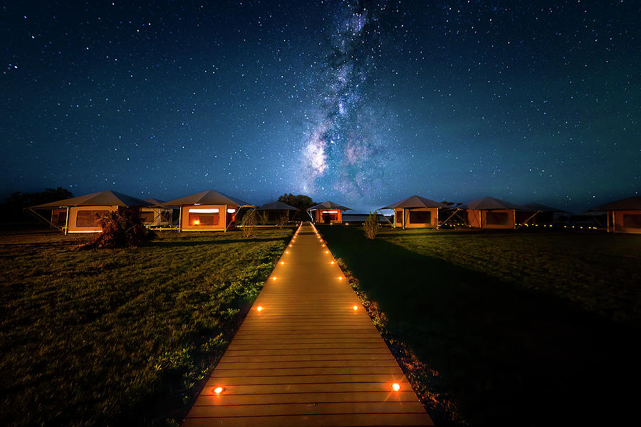 Camping Under The Stars Photograph