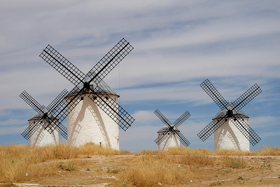 Campo De Criptana - Windmills 2 Photograph by Richard Reeve