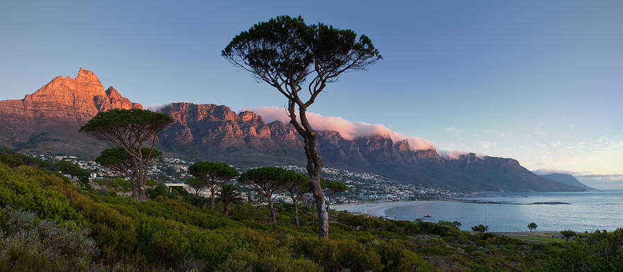 Camps Bay and Twelve Apostles at sunset Photograph by Siegfried Layda