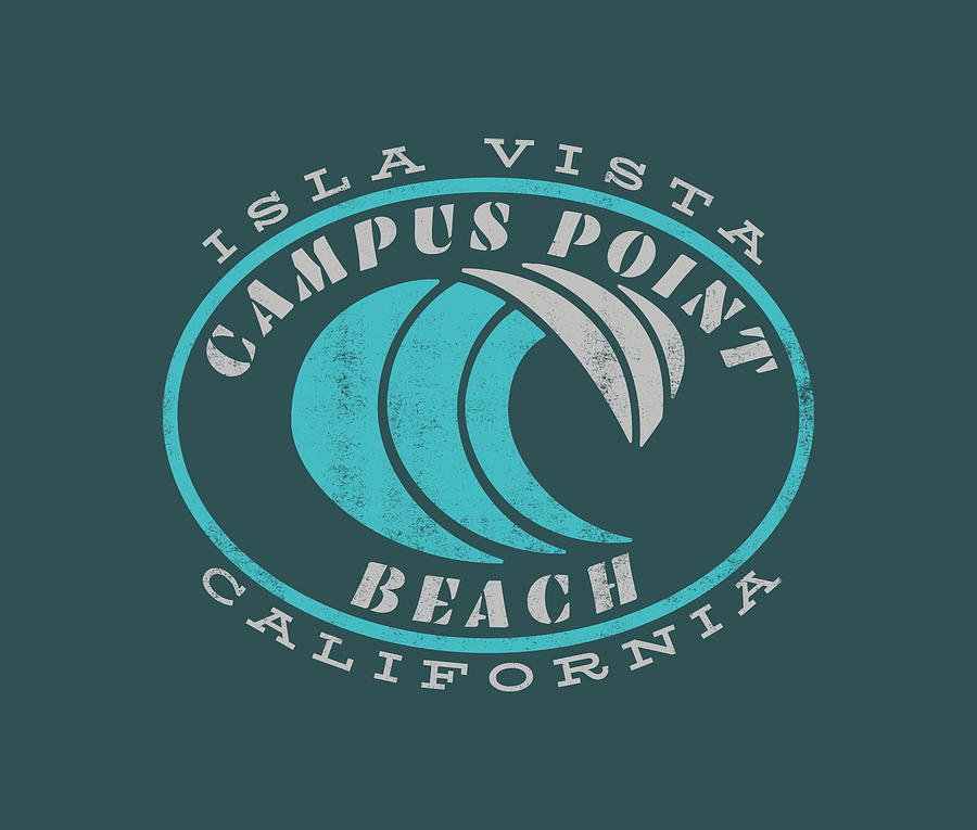 Campus Point Isla Vista Blue Stars Painting By Mary Turner Pixels