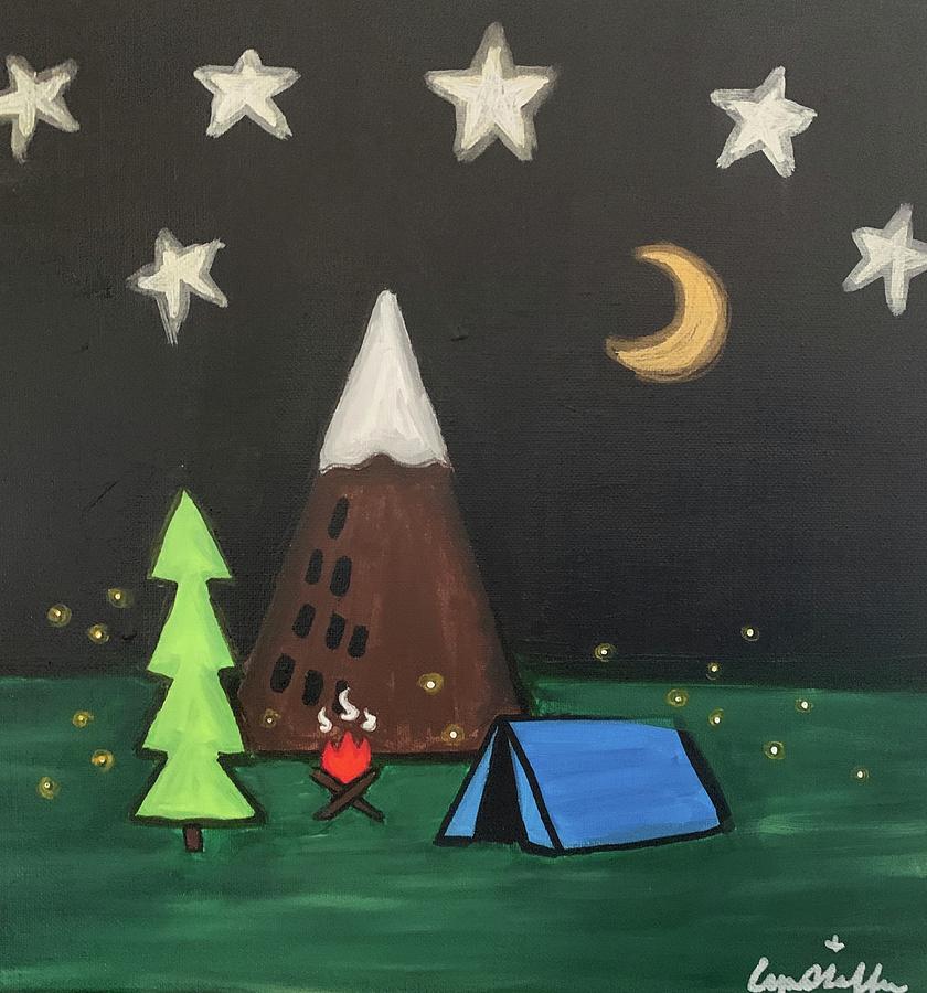 Campy Painting by Lynn Shaffer