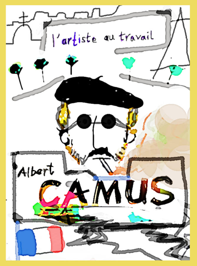 Camus The Artist At Work Drawing