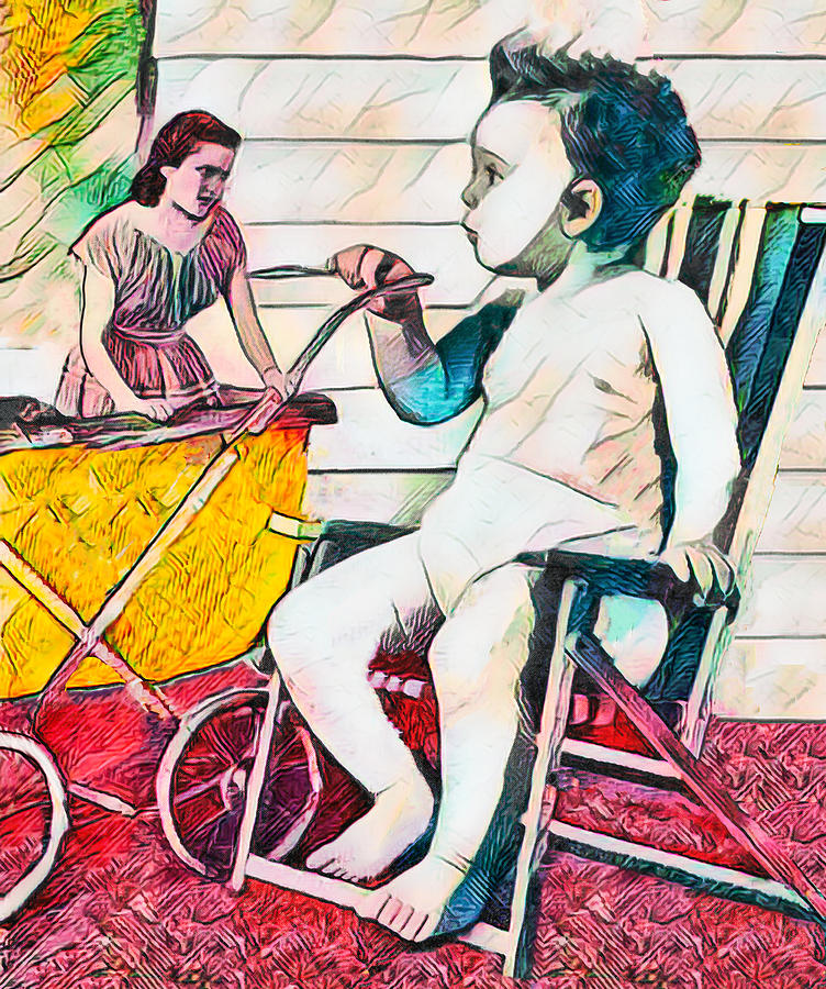 Can We Go To The Park Baby? Digital Art