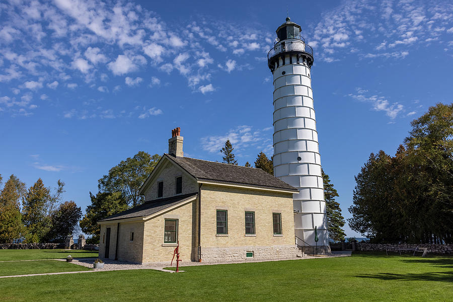 Cana Island Lighthouse 18 Photograph by John Brueske - Pixels