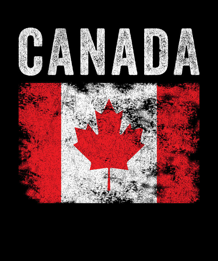 Canada Flag Distressed - Canadian Flag Digital Art by Kasper Holck ...