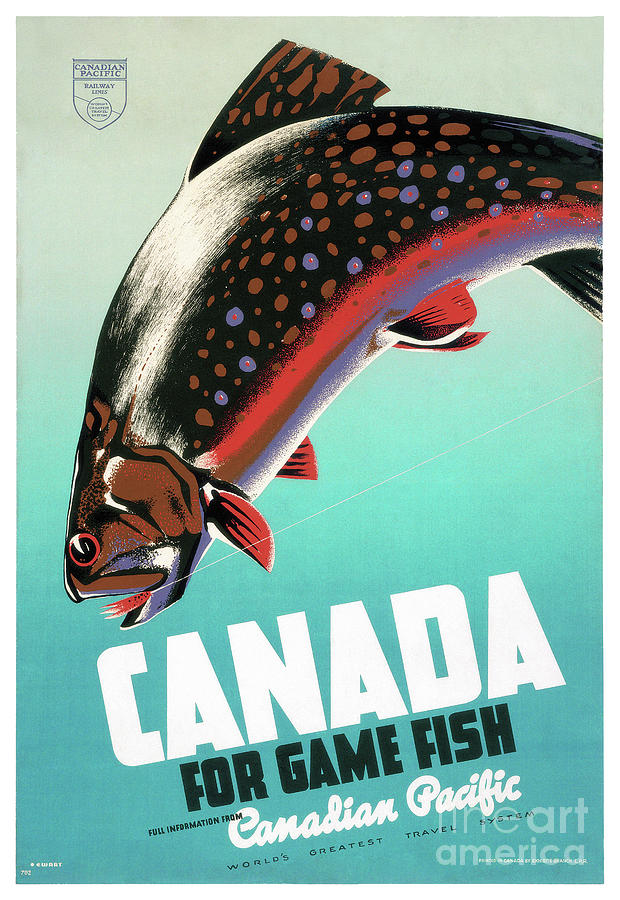 Fishing Poster -  Canada