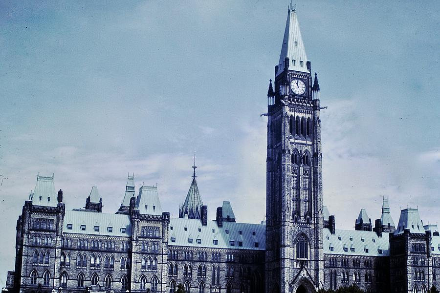 Canada Houses of Parliament, Ottawa 1975 Digital Art by Celestial Images