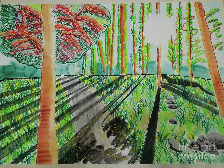 Canada National Park Drawing by Philip