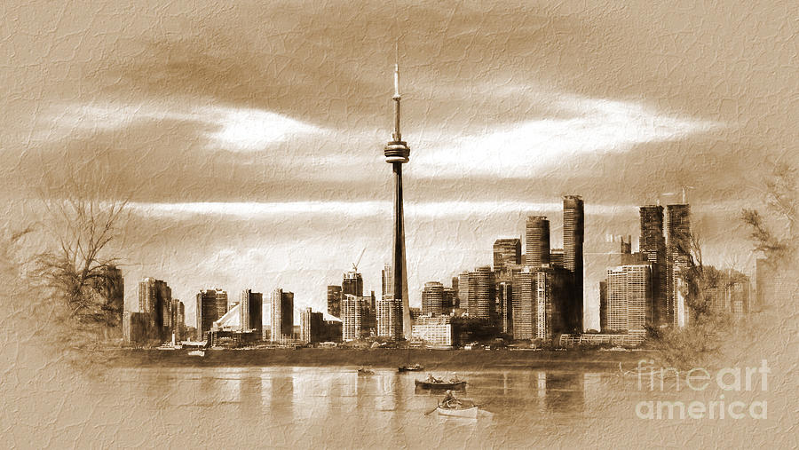 Canada-Toronto city  Painting by Gull G