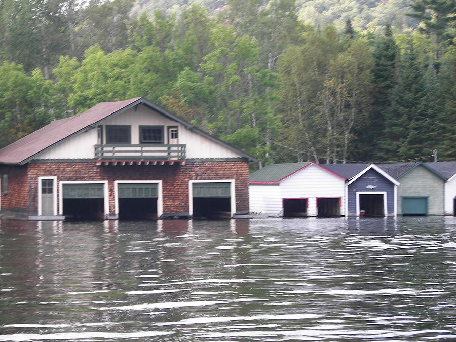 Canadian Boathouses Photograph by Ann Murphy