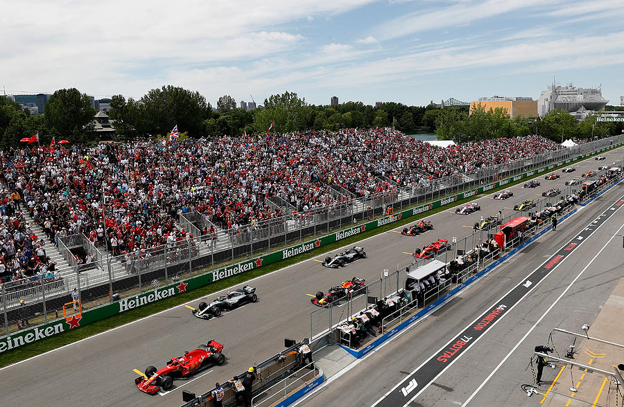 Canadian F1 Grand Prix Photograph by Getty Images