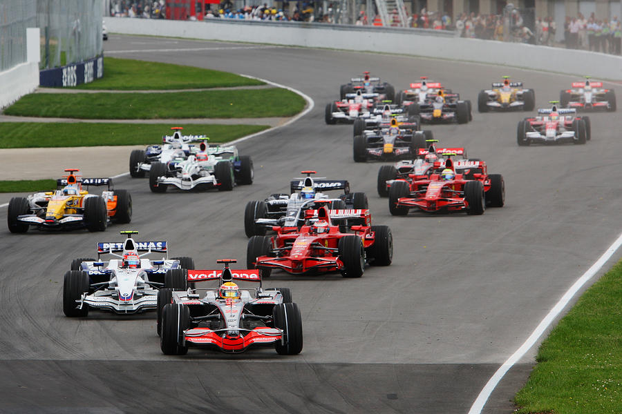Canadian Formula One Grand Prix: Race Photograph by Mark Thompson