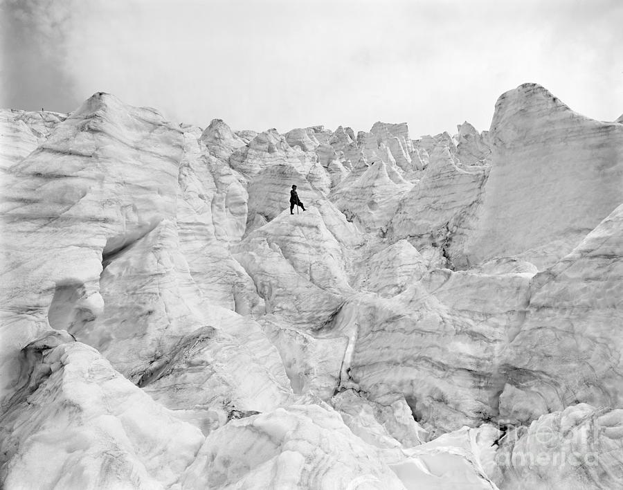 Canadian Glacier, c1905 Photograph by Granger