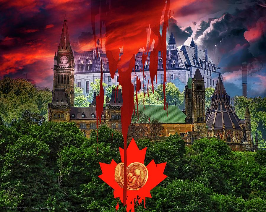 Canadian Justice Digital Art by Norman Brule