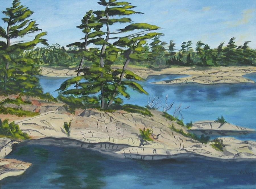 Canadian majesty Painting by Erika Dick